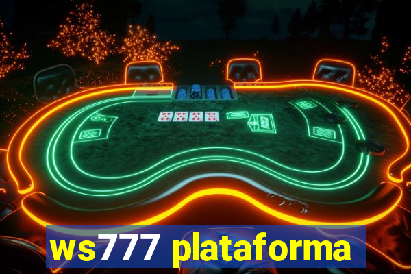 ws777 plataforma